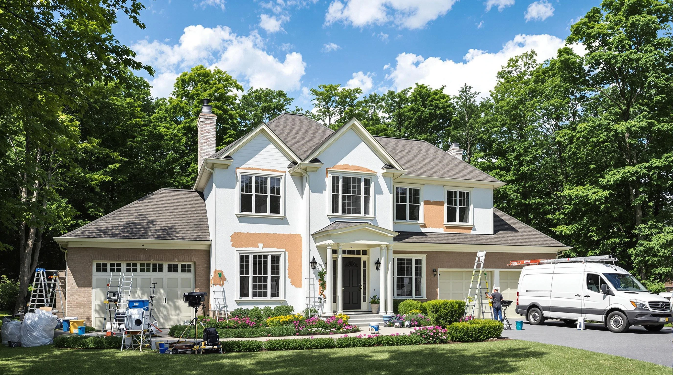 Litchfield Park House Painters painting crew working in Citrus Park, AZ